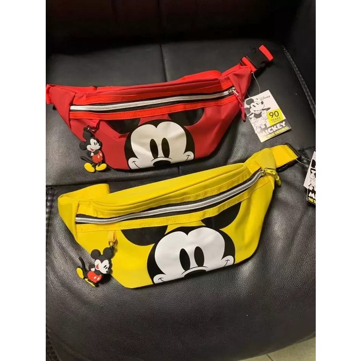 ST - Waistbag anak unisex ARSYEL tas anak murmer karakter Micky Mouse