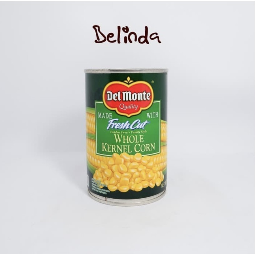 

Del Monte Whole Kernel Corn / Jagung 420 gr