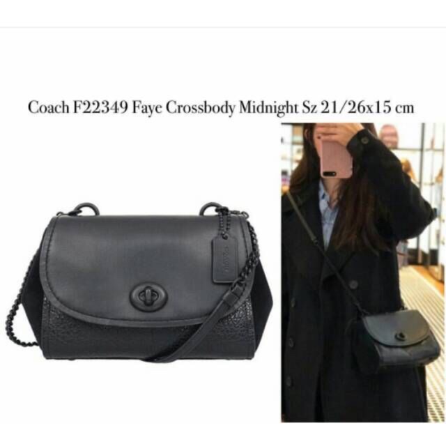 coach faye crossbody bag