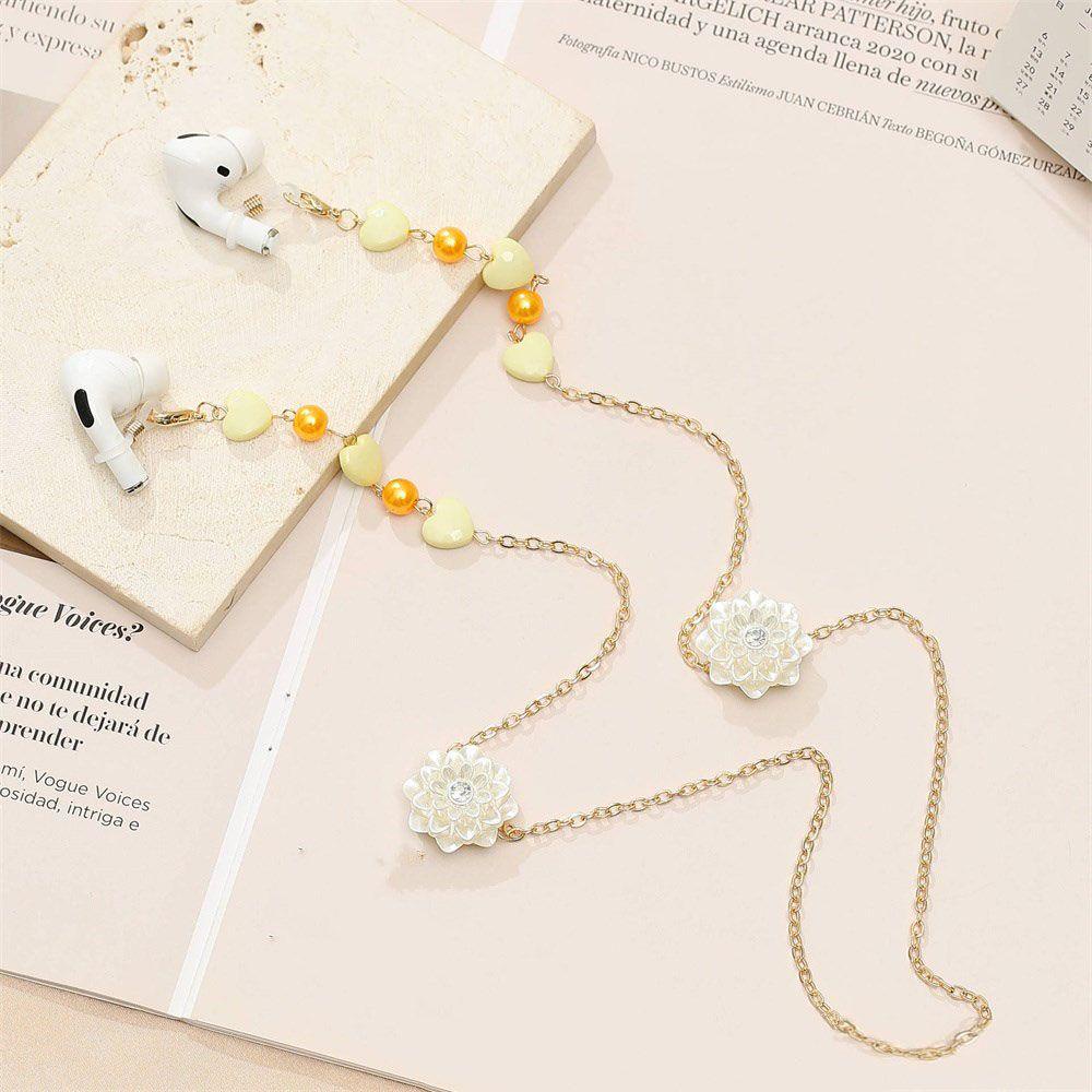 Lily Rantai Kacamata Wanita Kalung Anti Hilang Cord Holder Pearls Chain