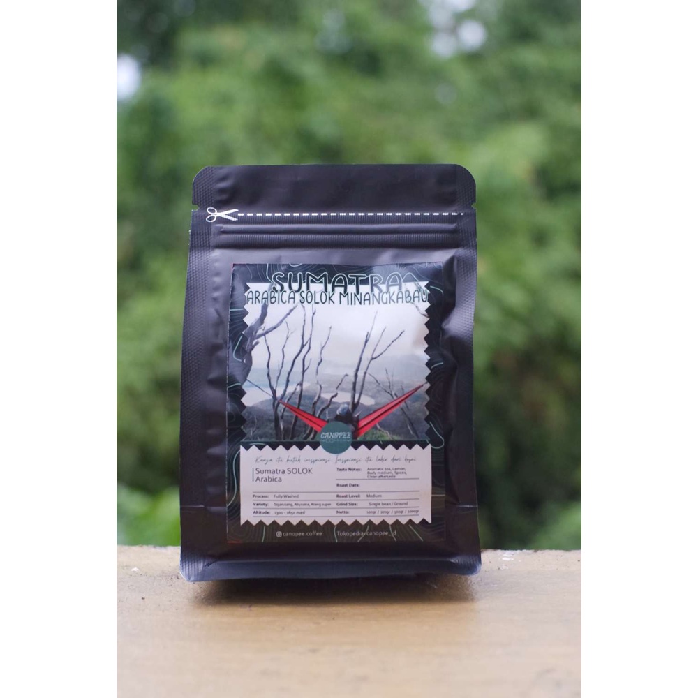 

Kopi 100gr || SUMATRA Arabica "Solok Minangkabau" | Single origin roast bean - 100gr biji