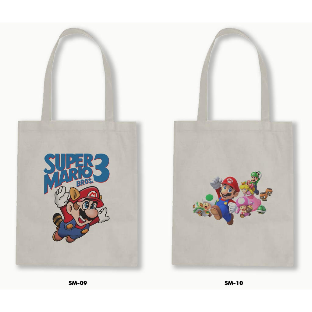 TOTE BAG BLACU - SUPER MARIO BROS