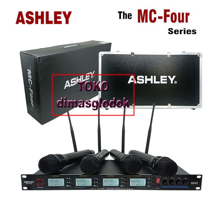 Mic Werles ASHLEY MCFOUR Wirles Mikropon Wireless Mikrofon 4 Mic Full Body Besi