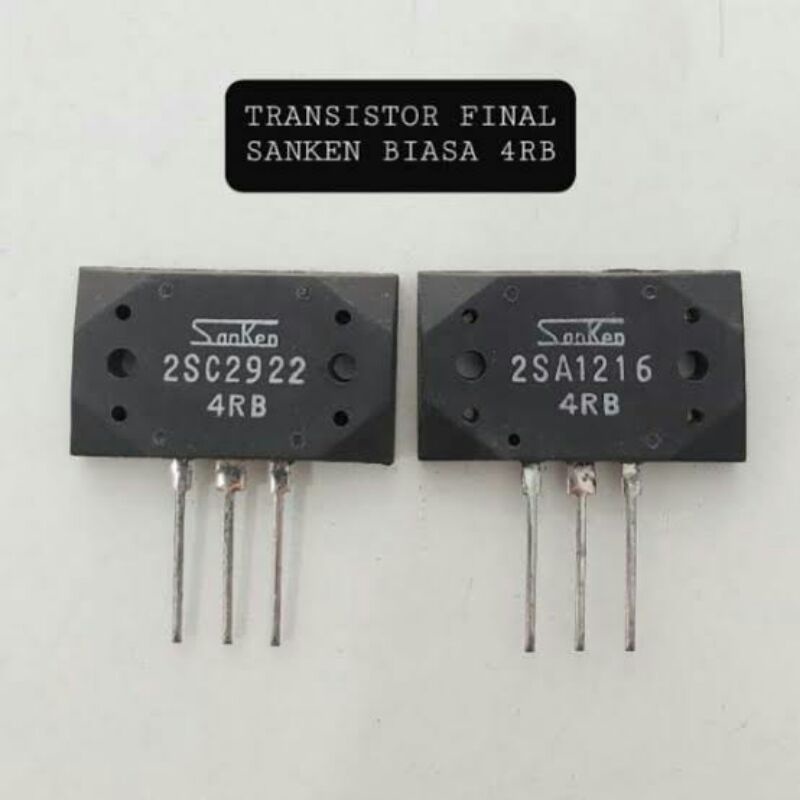 transistor sanken 2sc2922 2sa1216 4Rb