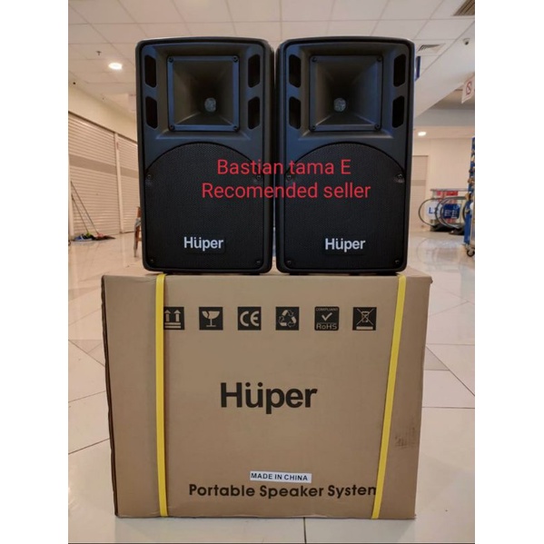 SPEAKER AKTIF HUPER 8 INC 08HA150 ORIGINAL HARGA SEPASANG