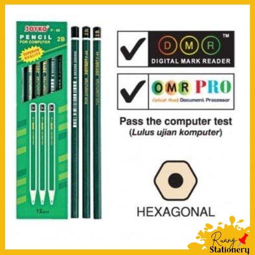 

JOYKO Pensil 2B P-88 for Computer [1 Pcs]