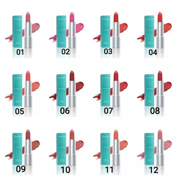 WARDAH EXCLUSIVE MATTE LIPSTICK - LIPSTICK MATTE WARDAH - 18 ROSY PINK