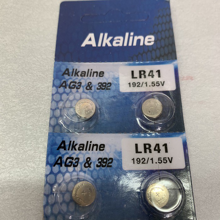 Baterai Kancing Alkaline LR41 AG3 Battery LR 41 AG 3 192/1.55V