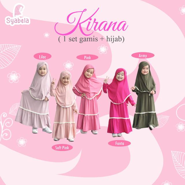gamis set kirana by syabela
