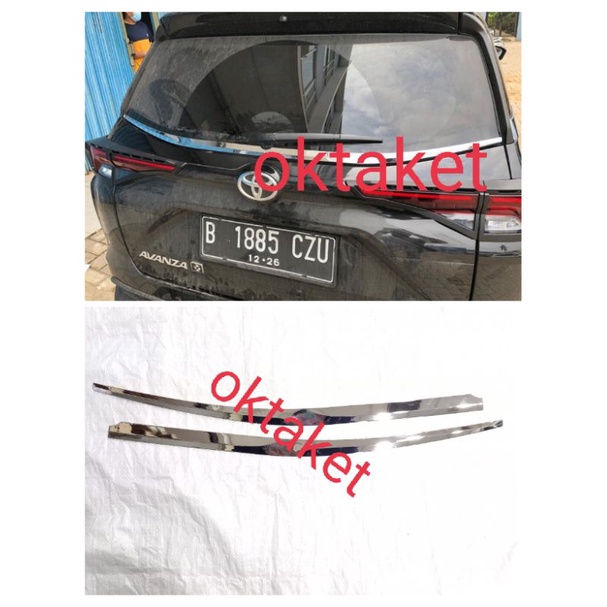 list kaca belakang Avanza Xenia Veloz 2021 2022 gr sport chrome