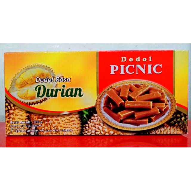 

Piknik dodol spesial durian 200 gram