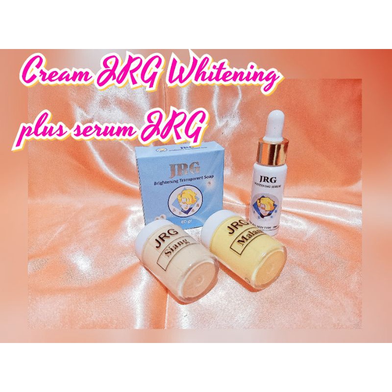 PAKET CREAM JRG WHITENING PLUS SERUM JRG