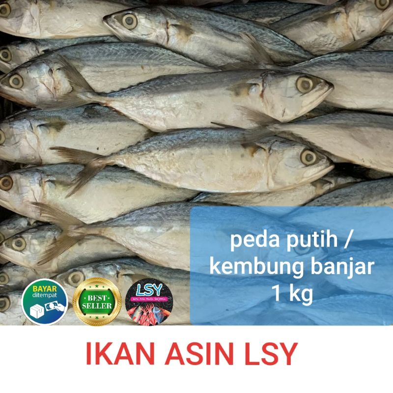 

Ikan Asin Peda Putih Super/ Kembung Banjar 1 Kg