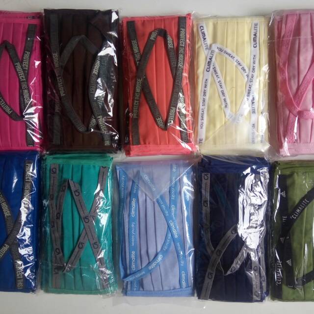 MASKER KAIN KARET LOGO MURAH ( 10 Lusin) | Shopee Indonesia