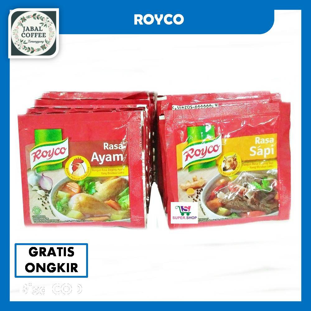 Royco Penyedap Rasa Sapi Dan Ayam / Royco Bumbu Penyedap Makanan Rasa Kaldu Ayam Dan Sapi 9 Gram J41