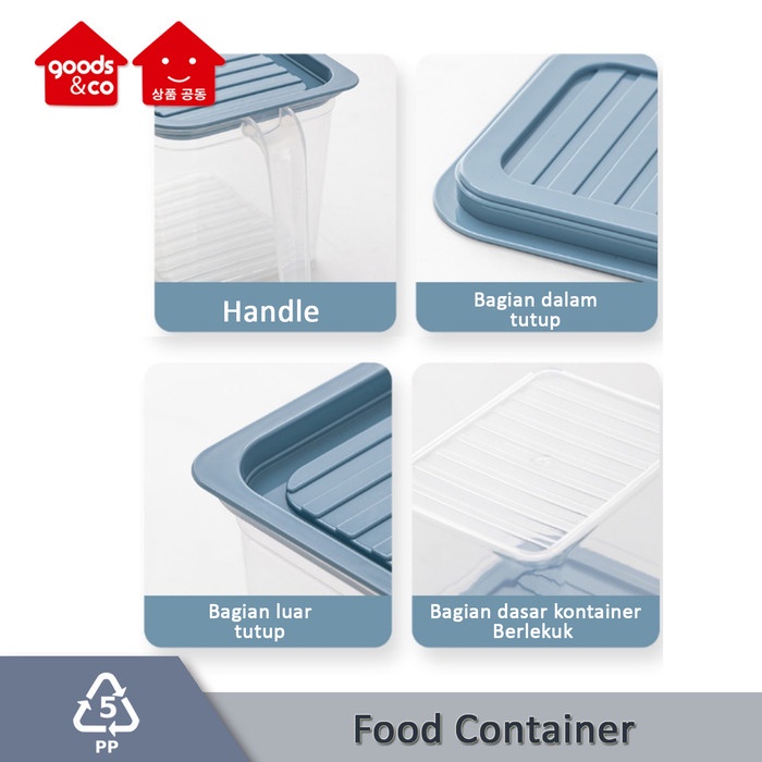 KEEP FRESH Kontainer Bahan Makanan Kecil /Food Container Food Grade