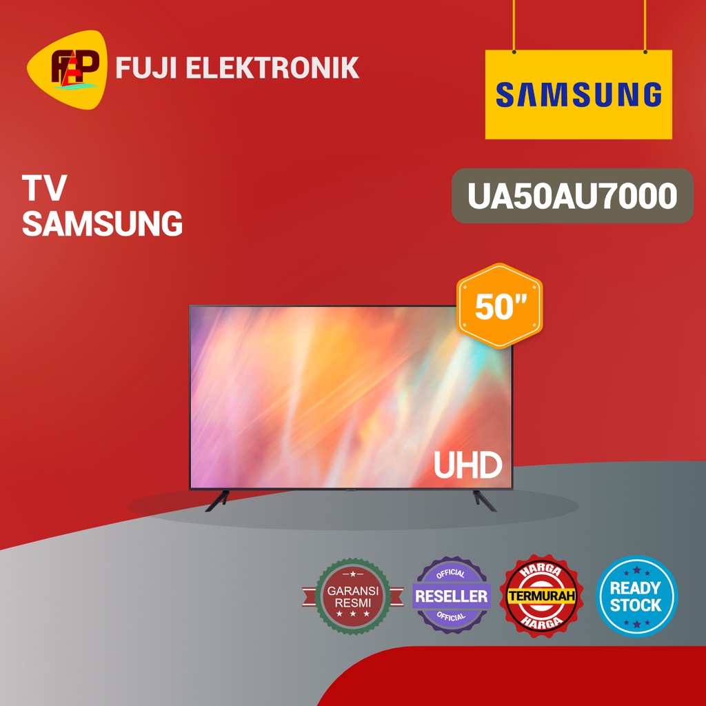 SAMSUNG Tv  50" Inch Crystal UHD 4K Smart TV (2021) UA50AU7000