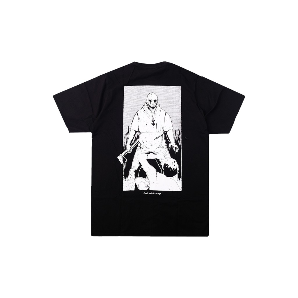 Kaos Metal Distro Pria Craven Hitam Vampire Kingdom