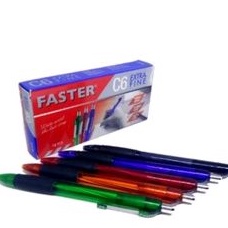 

Faster Pulpen cetek C6/bolpen faster cetek hitam (12pcs)