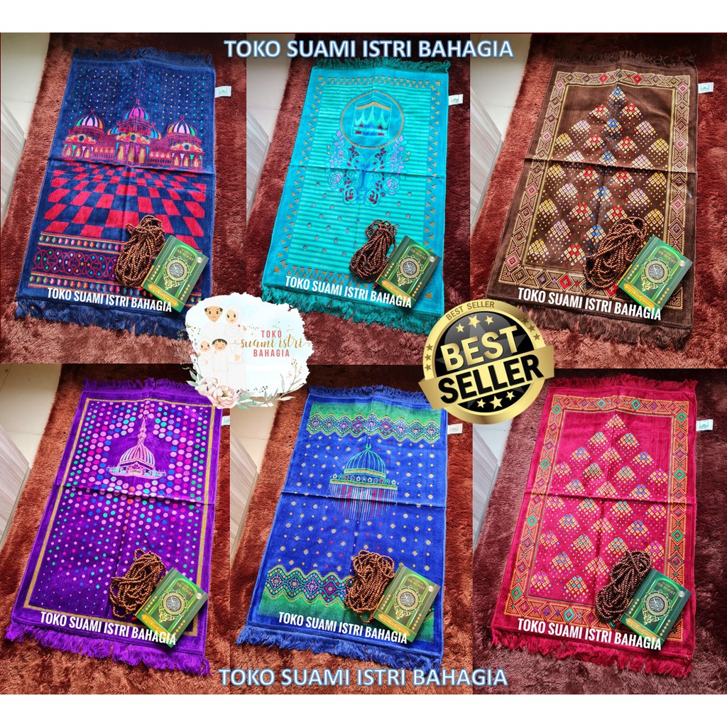 Sajadah Mirza Premium Grade A 70 x 110 Cm Turki Tebal Halus Dewasa