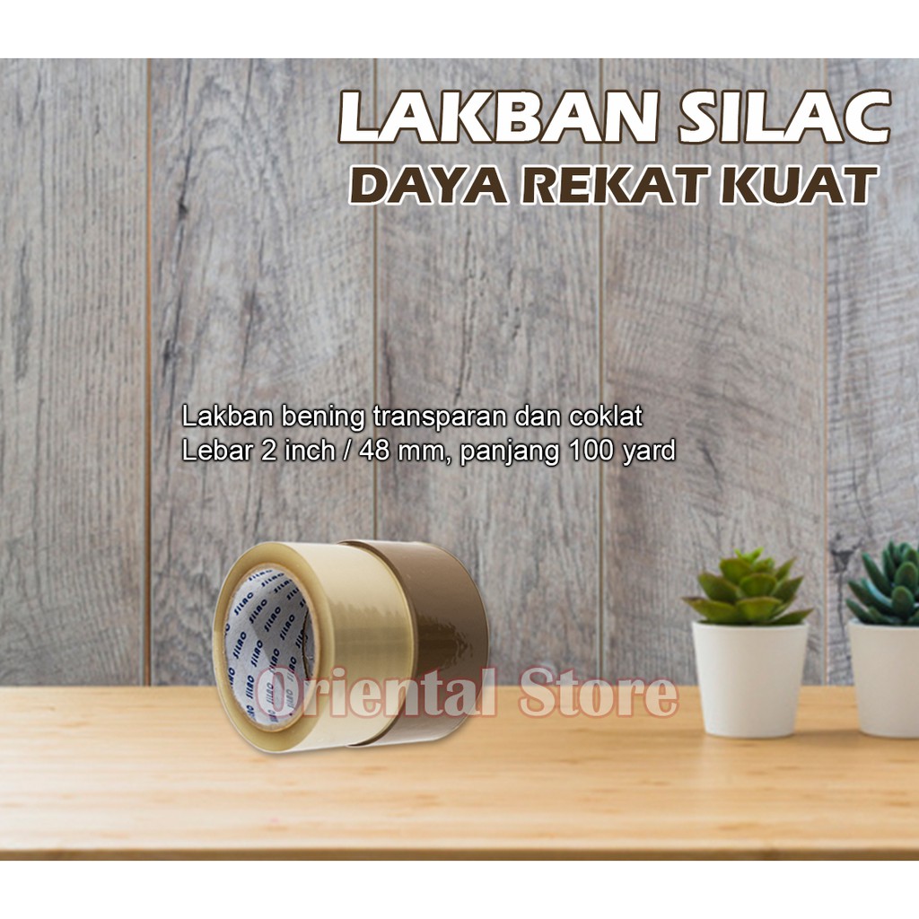 

ISOLASI SILAC 48MM X 100 YARD CLEAR