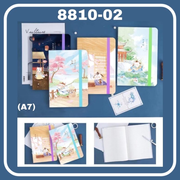 

Hemat Mj2 Notebook Tali Fancy A7 / Buku Catatan / Note Book - 8810 12 Summer, 1 Bagus