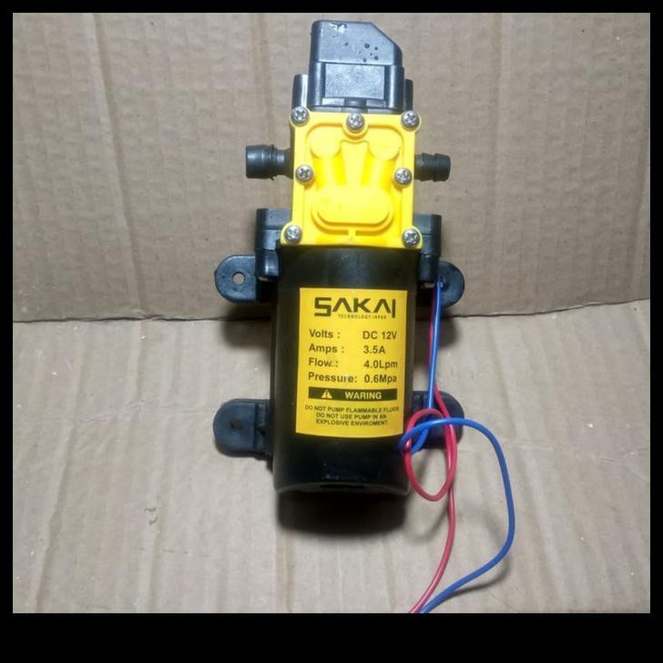Pompa Pendorong Shower Otomatis DC 12 Volt + Bonus