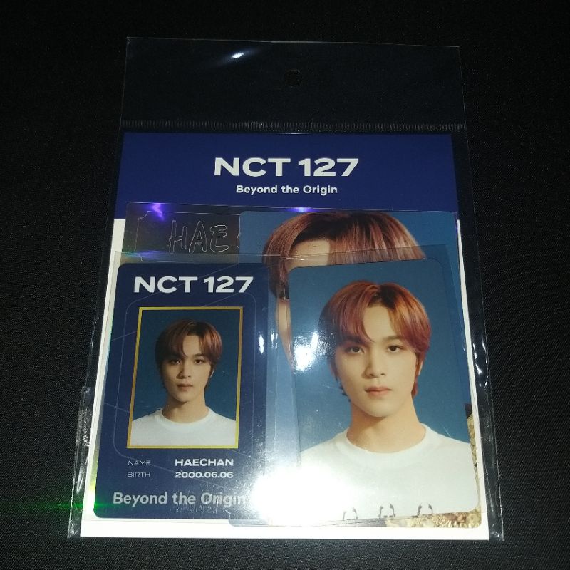 ID CARD BEYOND LIVE NCT 127 HAECHAN FULLSET