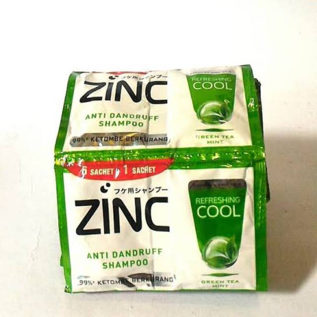Zinc shampo sachet