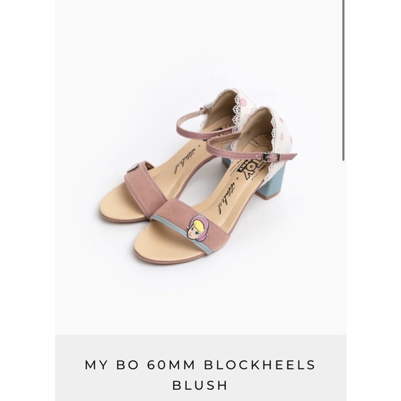 Size 40 MY BO 60MM BLOCKHEELS BLUSH - Ittaherl x Disney Toy Story