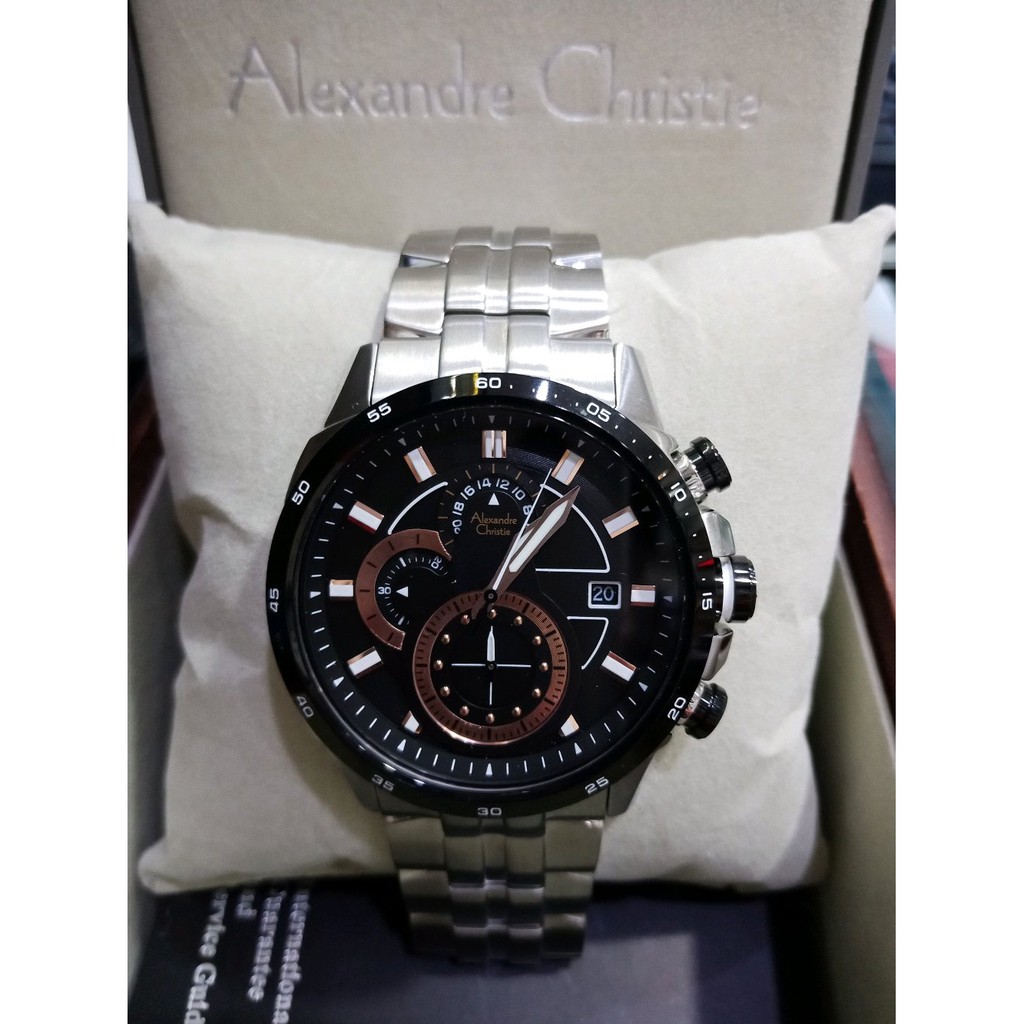 JAM TANGAN ALEXANDRE CHRISTIE WATCH AC 6363 PRIA SPORTY CRONOGRAPH LUMIBRITE