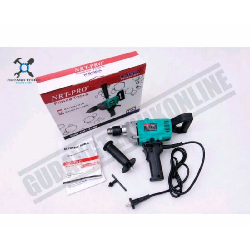 Mesin Bor NRT PRO 0813 HD 13mm / Bor Listrik NRT 0813HD Electric Drill 13 Mm murah
