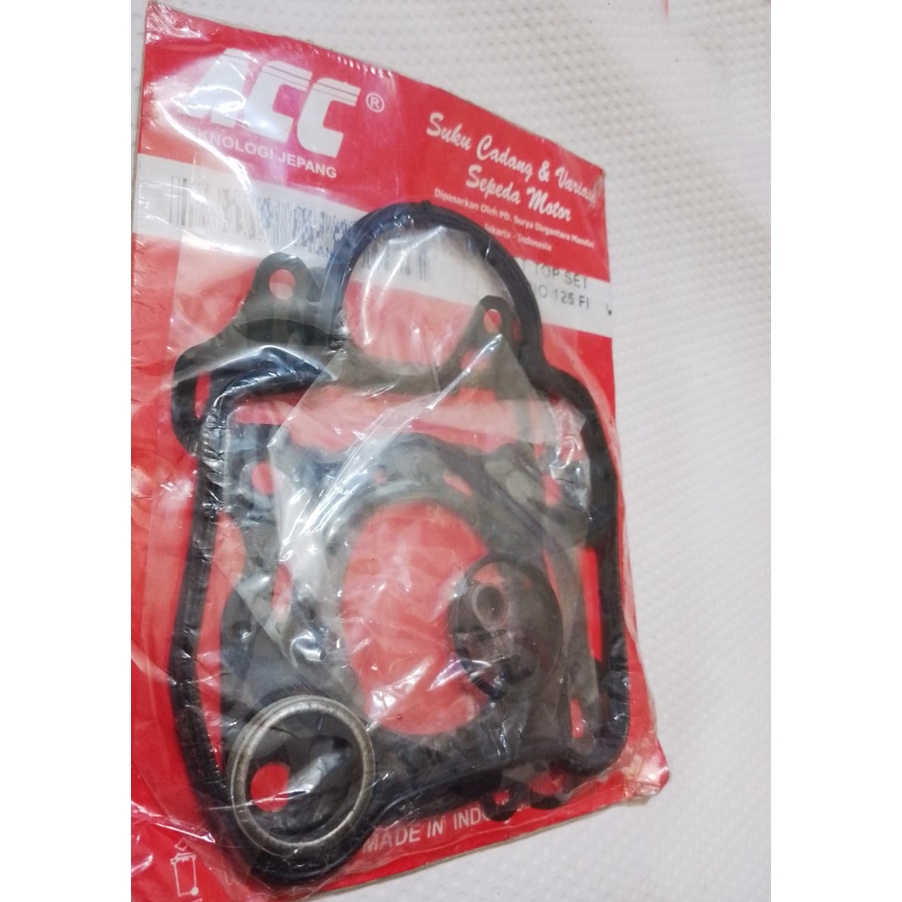 TopSet Paking Block Aassy Honda Matic Metik Metic Vario 125 FI Top Set Head Vario 125 F1 Techno