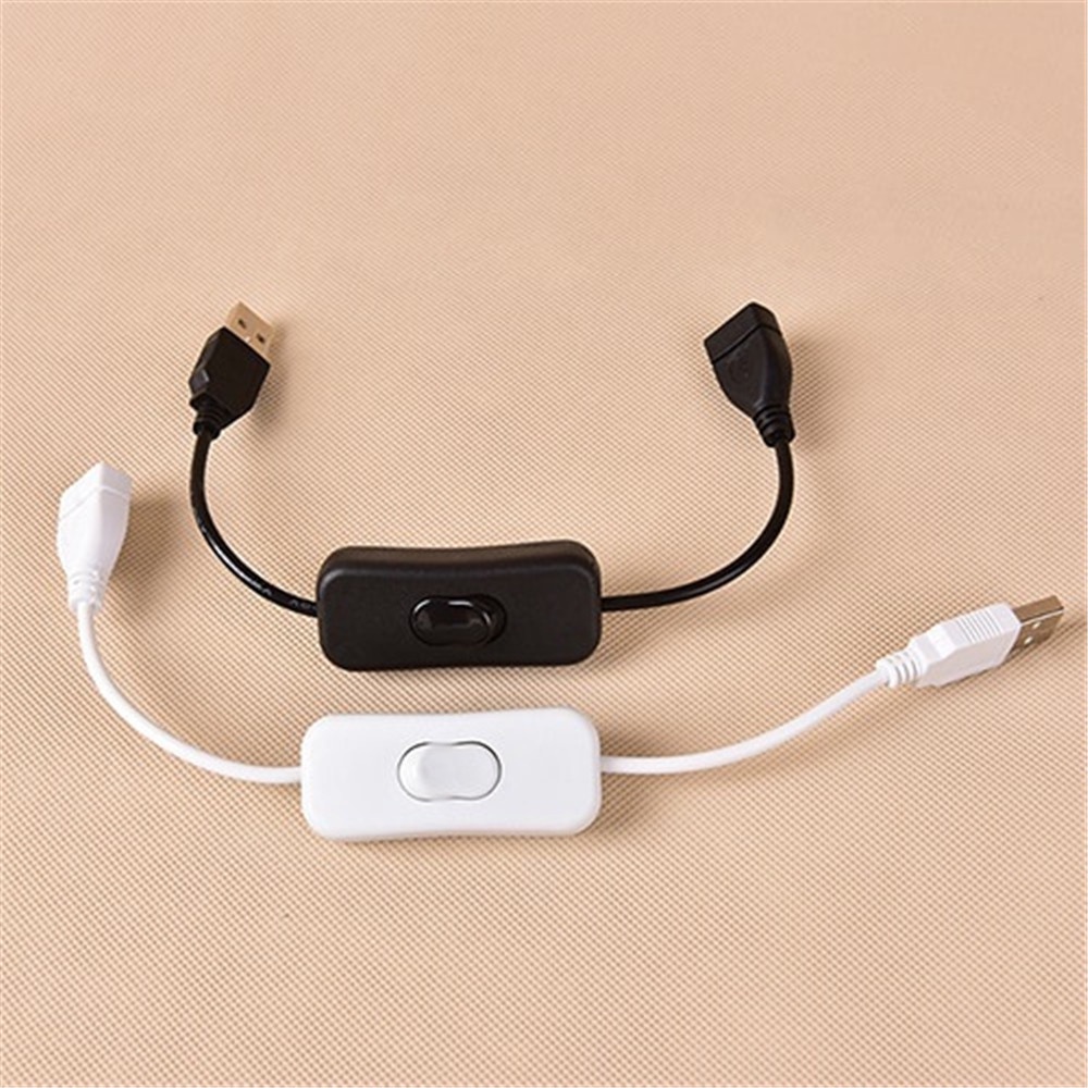 (Aaoottuuoo5.Id) 1pc Kabel Extension Usb Ke Usb Panjang 28cm Dengan Saklar Untuk Handphone