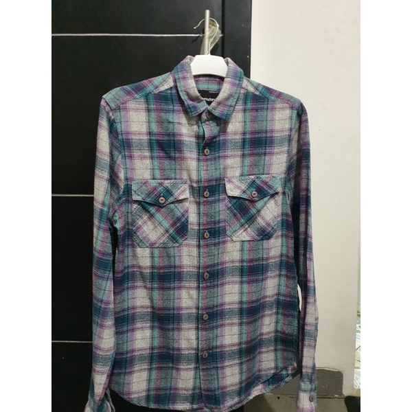 Kemeja Flannel Topman original size S