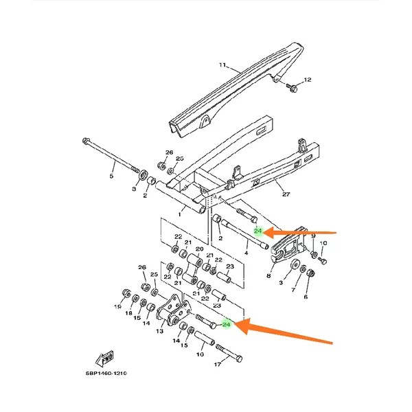 BAUT MONO SHOCK SHOK BELAKANG ARM RELAY CONROD BAWAH SCORPIO ORIGINAL YGP 90101-12801