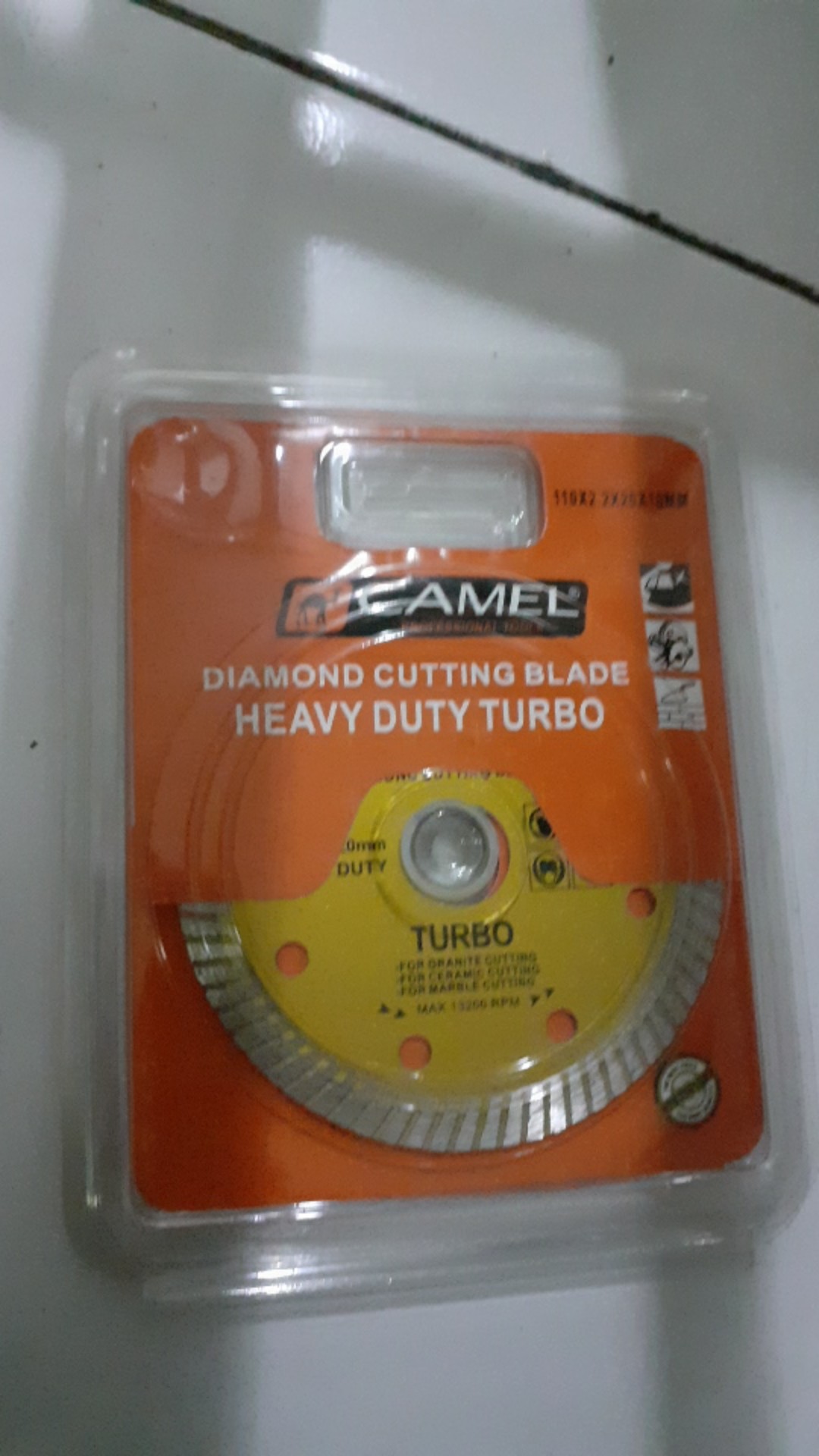 Diamond Cutting Blade Camel Turbo - Mata Potong Batik Dry - Pisau Serba Guna