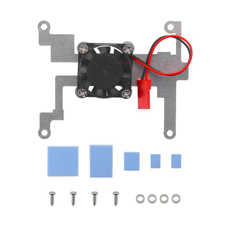 Btsg Untuk 3.5 inch Untuk Raspberry Layar Sentuh Pi 4B/3B+/ 3B Cooler Fans Dengan Metal Ho