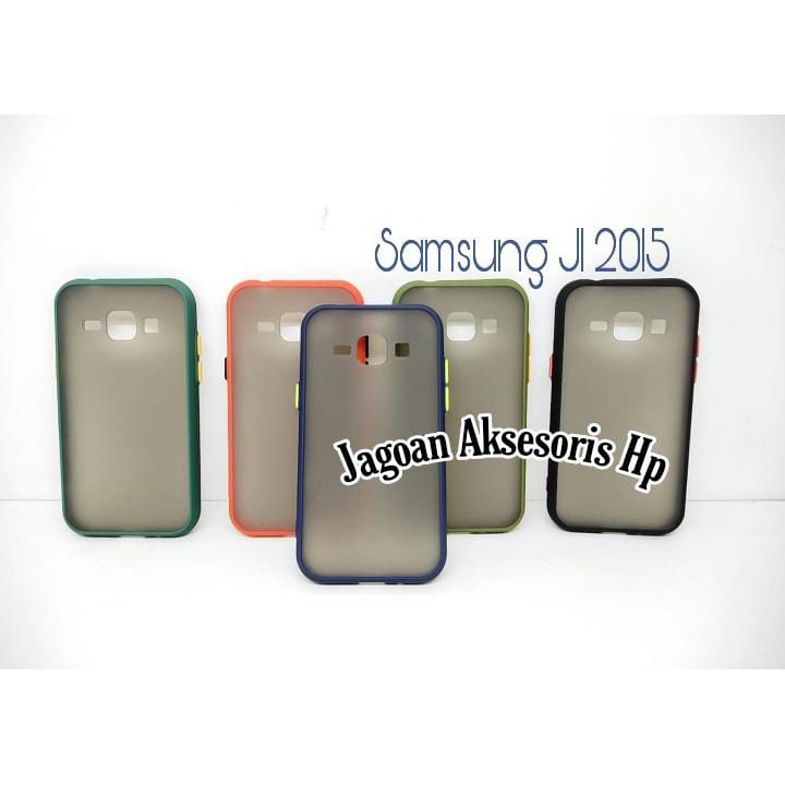 Bumper AERO CASE Samsung J1 2015 J100F 4.3 inch Hardcase My Choice List Warna Matte