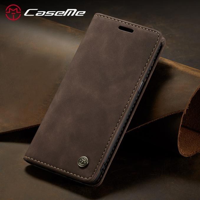 Bagus Vivo Y12 Y15 Y17 Flip Case Caseme Cover Leather Wallet Sarung Kulit - Hitam Promo