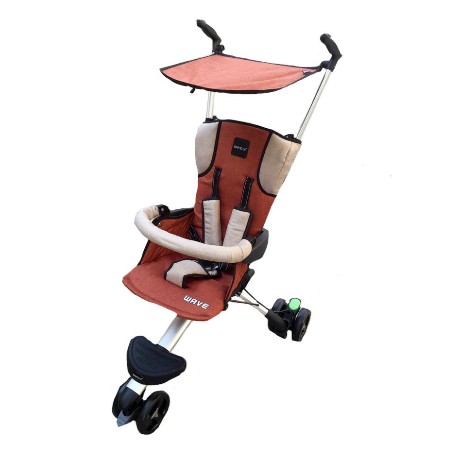 HARGA PROMO Kereta Dorong Bayi Stroller BabyElle S300 Wave Orange