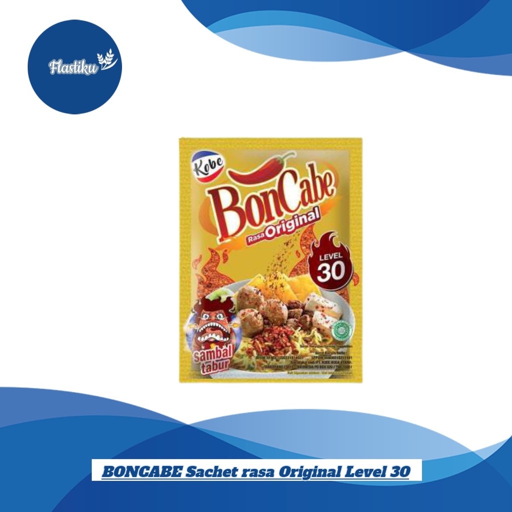 

Boncabe level 30 - Bon cabe level 30 sachet - per 1pack isi 12sachet