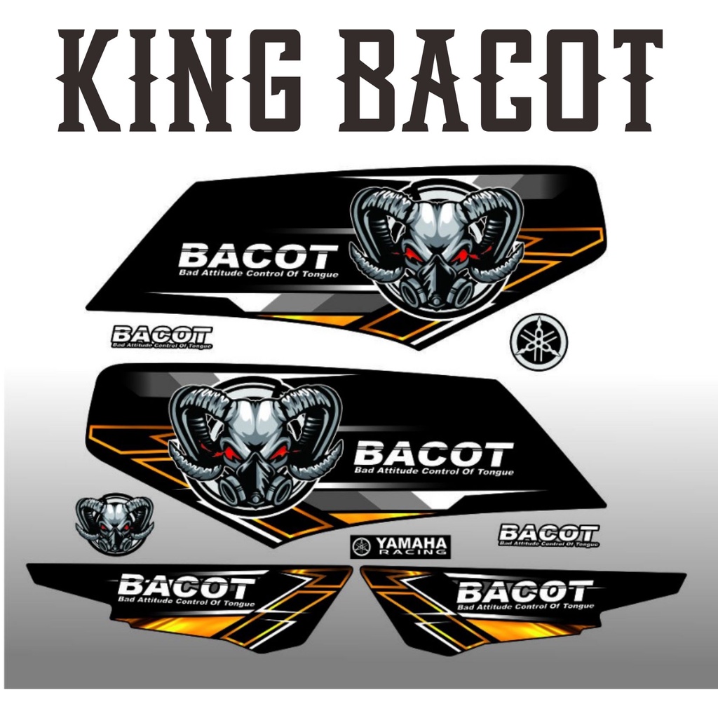 STRIPING SETIKER RX KING MOTIF BACOT VARIASI STICKER-RX KING STRIPING / BACOT STRIPING KING