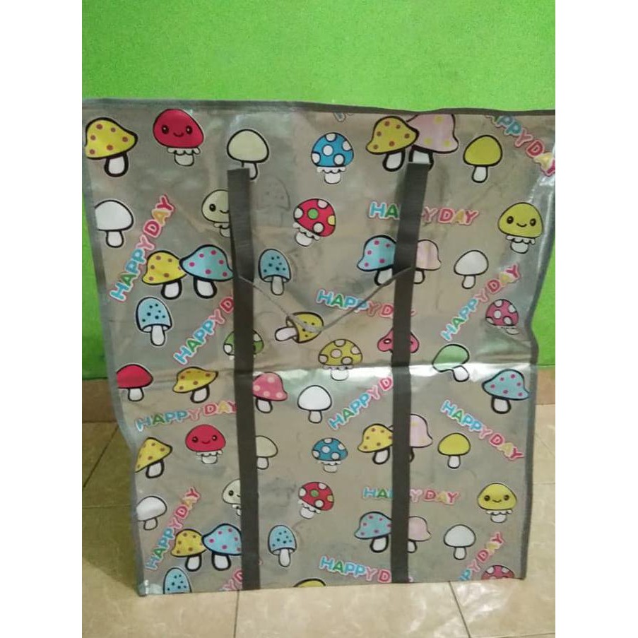 TAS BELANJA KANTONG KARUNG PLASTIK SERBAGUNA BESAR / SHOPPING BAG CODE