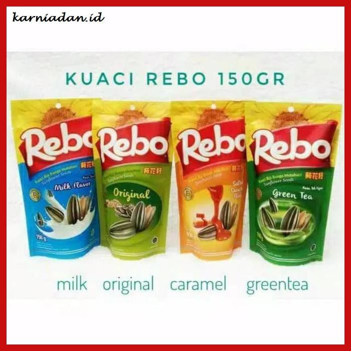 

MAKANAN-RINGAN- REBO KUACI / KWACI BUNGA MATAHARI - 150GR - ORIGINAL -BERMACAM-MACAM.
