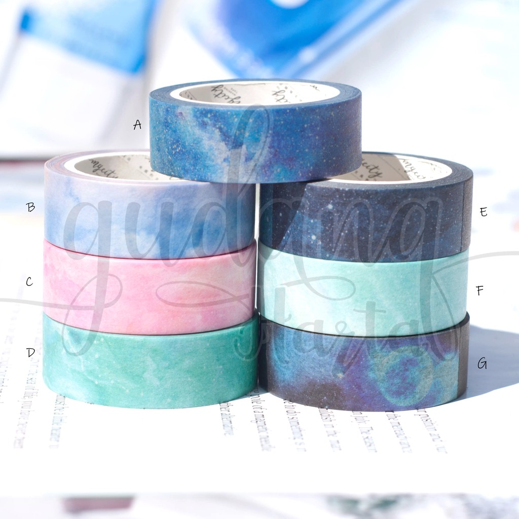 

GCC Masking Tape Motif Sky Selotip Motif Awan Langit Indah Isolasi 314002