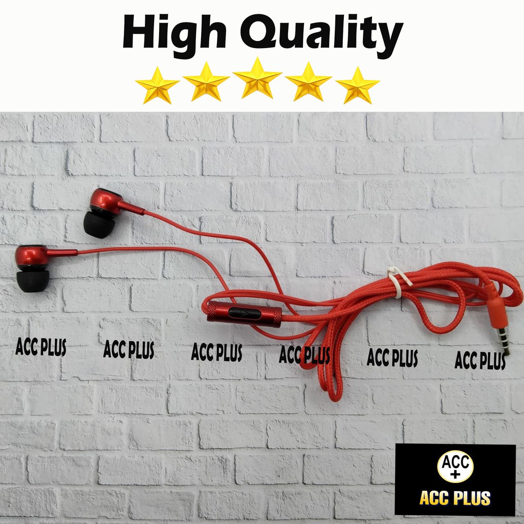 HEADSET HANDSFREE UNIVERSAL AZ-009 EXTRA BASS HIGH QUALITY - ACC PLUS