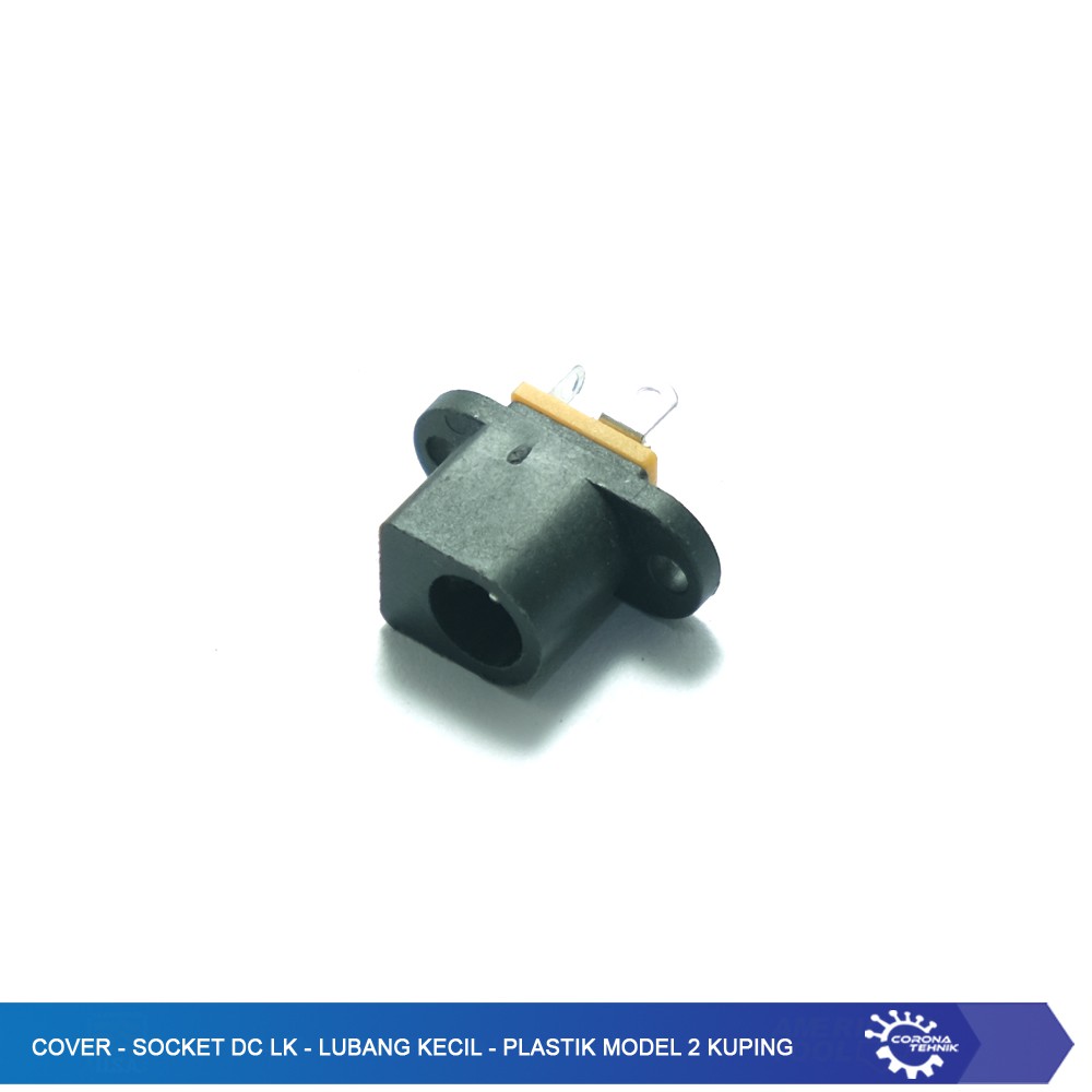 Cover - Socket DC LK - Lubang Kecil - Plastik Model 2 pin