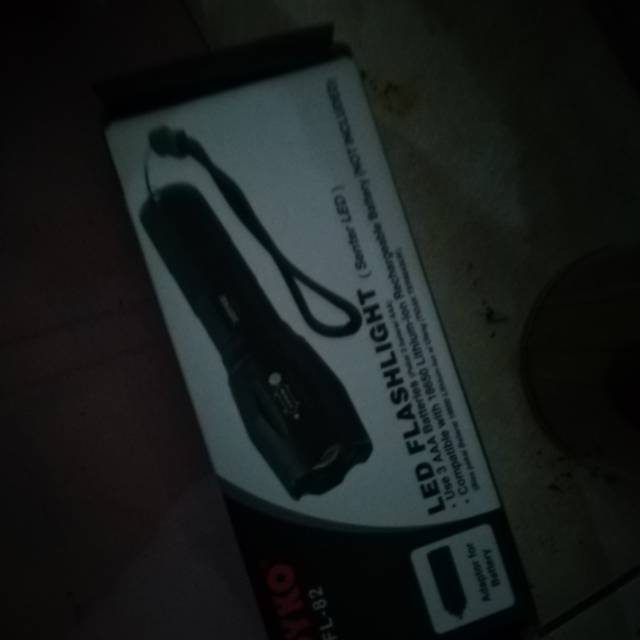 senter led flash light joyko