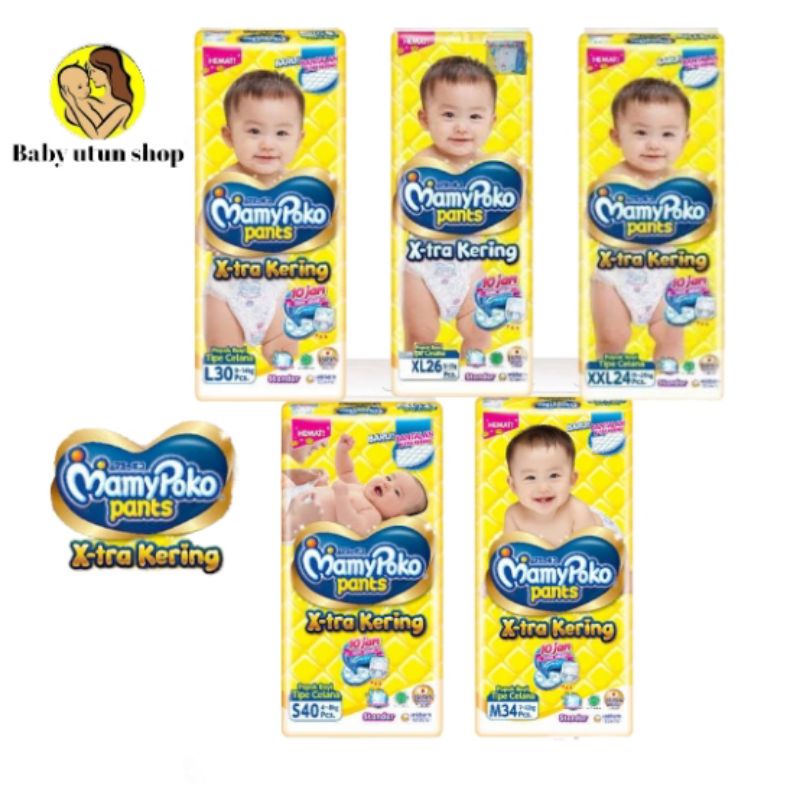mamy poko pants xtra kering s40p   m34   l30   xl26   xxl24